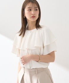 earth music&ecology ケープブラウス