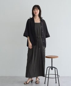 YECCA VECCA 　裾ドロストメッシュシャツ