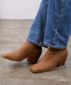 APOM ストレッチレザーサイドジップブーツ 60