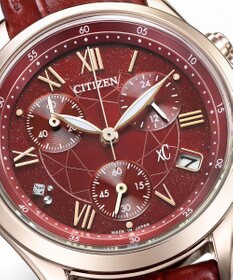 CITIZEN 【クロスシー 人気モデルの限定カラー】電池交換不要 エコ・ドライブ クロノグラフ