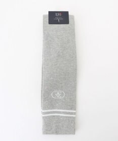 23区GOLF 【WOMEN】ライン入リ ニーハイソックス ライトグレー系
