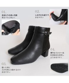 Pointer 本革スエードコンビショートブーツ