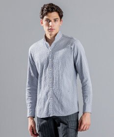 JOSEPH HOMME トライジャガードストレッチ　ウィングカラーシャツ