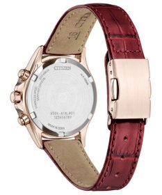 CITIZEN 【クロスシー 人気モデルの限定カラー】電池交換不要 エコ・ドライブ クロノグラフ