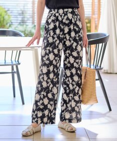 ANY 【ウエストゴム】プリントパンツ