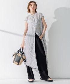 23区 L 【WEB限定/洗える】2WAYストレッチツイル ワイドパンツ