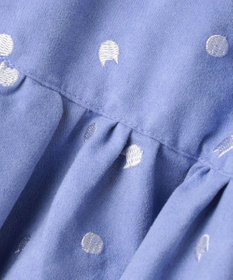 ANY KIDS ネコ×ドット刺繍 スキャッツ