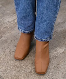 APOM ストレッチレザーサイドジップブーツ 60