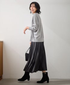 ANY 【6色展開】ムースタッチボクシーニット