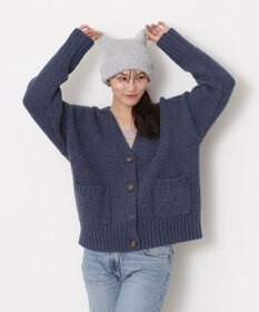 MOONBAT PAUL&JOE ACCESSOIRES(ポール&ジョー)ネコミミ シャギー ニット帽