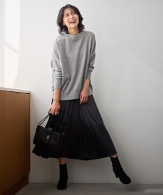 ANY L 【6色展開】ムースタッチボクシーニット