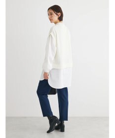 Green Parks ニットソードッキングチュニック