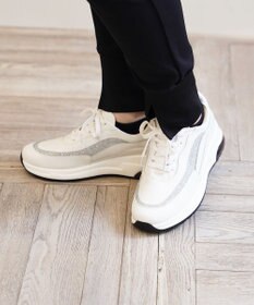 Pointer 日本製 本革厚底スニーカー