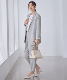 ANY L イージーケアライトストレッチダブルテーラードジャケット