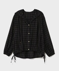 GRACE CONTINENTAL ラメチェックフーディー