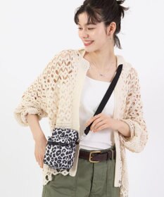 LeSportsac MINI PHONE BAG/ニュートラルレオパード