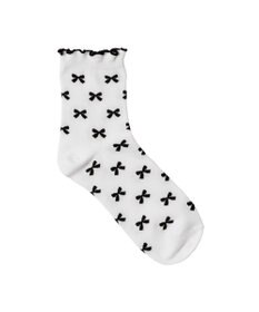 WEGO モチーフ総柄メロークルーソックス