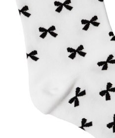 WEGO モチーフ総柄メロークルーソックス