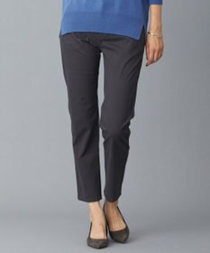 J.PRESS LADIES 【洗える】ピーチサテンストレッチ パンツ