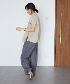 CRAFT STANDARD BOUTIQUE シャーリングショートスリーブブラウス