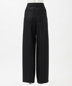 23区 【エステータ】ウールツイルジャージー ワイドパンツ