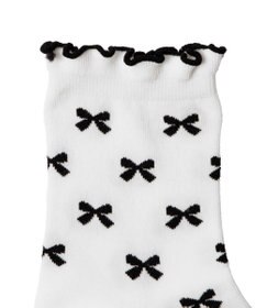 WEGO モチーフ総柄メロークルーソックス