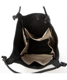 UNBILLION カシュカシュ cachecache / ポリプロピレンシート牛革付属トートバッグ