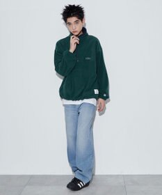 WEGO DISCUSフリースハーフジップPO