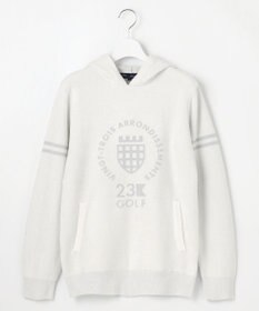 23区GOLF 【WOMEN】【ストレッチ性】フロントロゴ フーディー 日常使いにぴったりな軽やかな1着