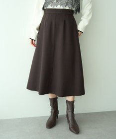 YECCA VECCA メルトンジャージーAラインスカート