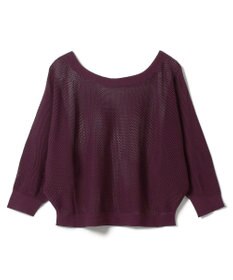 Chacott Chacott BALANCE【ノーソーイングニット】7分袖メッシュニットTシャツ