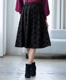 Tiaclasse 【洗える】フロッキースカート