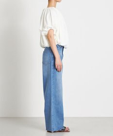 NAVE 【Nave 　洗える・接触冷感】クロップドジャージーブラウス