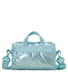 LeSportsac MINI DUFFEL CROSSBODY/アクアブルーシャイン