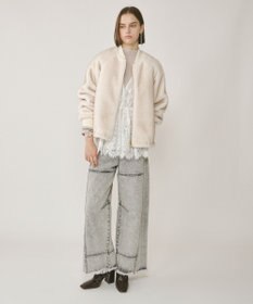 GRACE CONTINENTAL フェイクミンクファーブルゾン