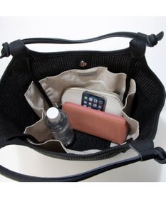 UNBILLION カシュカシュ cachecache / ポリプロピレンシート牛革付属トートバッグ