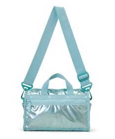LeSportsac MINI DUFFEL CROSSBODY/アクアブルーシャイン
