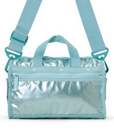 LeSportsac MINI DUFFEL CROSSBODY/アクアブルーシャイン