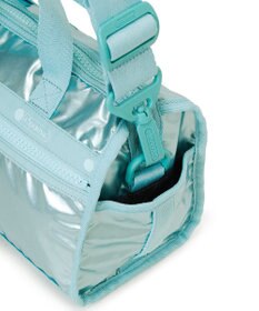 LeSportsac MINI DUFFEL CROSSBODY/アクアブルーシャイン