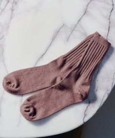 Tiaclasse シャイニーリブソックス