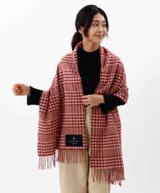 AURORA 【 LANVIN en Bleu （ランバン オン ブルー）】チェックウールストール