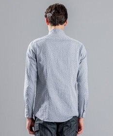 JOSEPH HOMME トライジャガードストレッチ　ウィングカラーシャツ