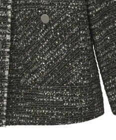 YECCA VECCA ノーカラーツイードジャケット