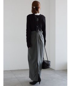 Te chichi サスペンダータイトスカート