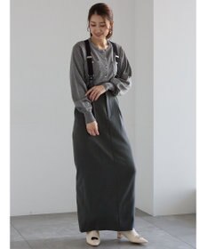 Te chichi サスペンダータイトスカート