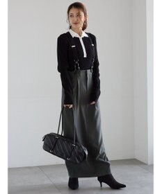 Te chichi サスペンダータイトスカート