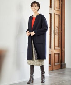 J.PRESS LADIES 【洗える】PL/Visストレッチチェック スカート