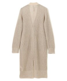 BEIGE， 【洗える】OPTICAL / ペーパーヤーンVネックロングカーディガン