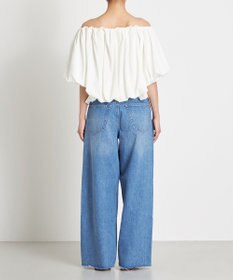 NAVE 【Nave 　洗える・接触冷感】クロップドジャージーブラウス