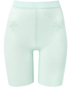 Wing ガードル 汗をかいてもさらさら 接触冷感(身生地部) シルエットすっきり 【夏の涼軽パンツ】 ロング丈 一枚ばき可能 春 夏 KQ2715 ウイング／ワコール